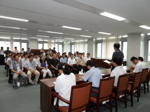 2010년사업소순회 조합원 간담회..